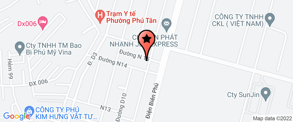 Map go to Nguyen Hung Building Materials Company Limited