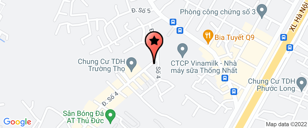 Map go to Hoang Thanh Service Trading Production Company Limited