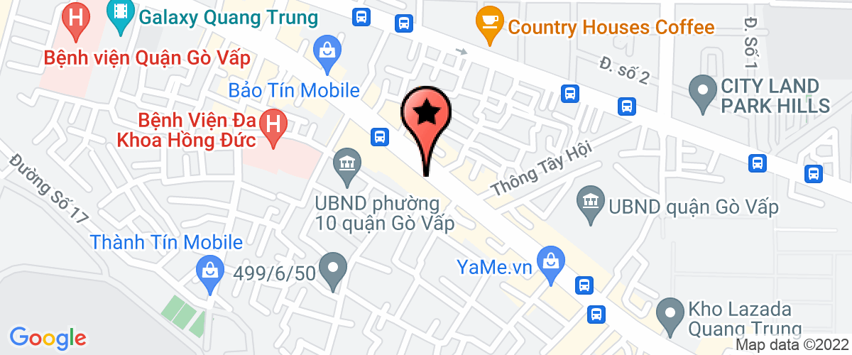 Map go to Vien Kiem Sat Nhan Dan Quan Go Vap