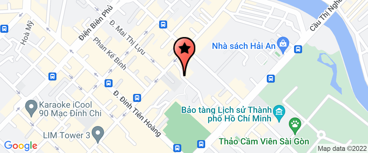 Map go to Dai Tieng Noi Nhan Dan Ho Chi Minh City