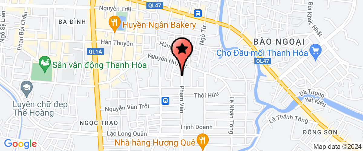 Map go to Hoang Long Food And Environmental Joint Stock Company
