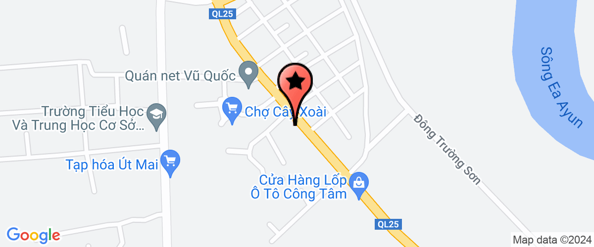 Map go to Uy ban nhan dan phuong Cheo Reo