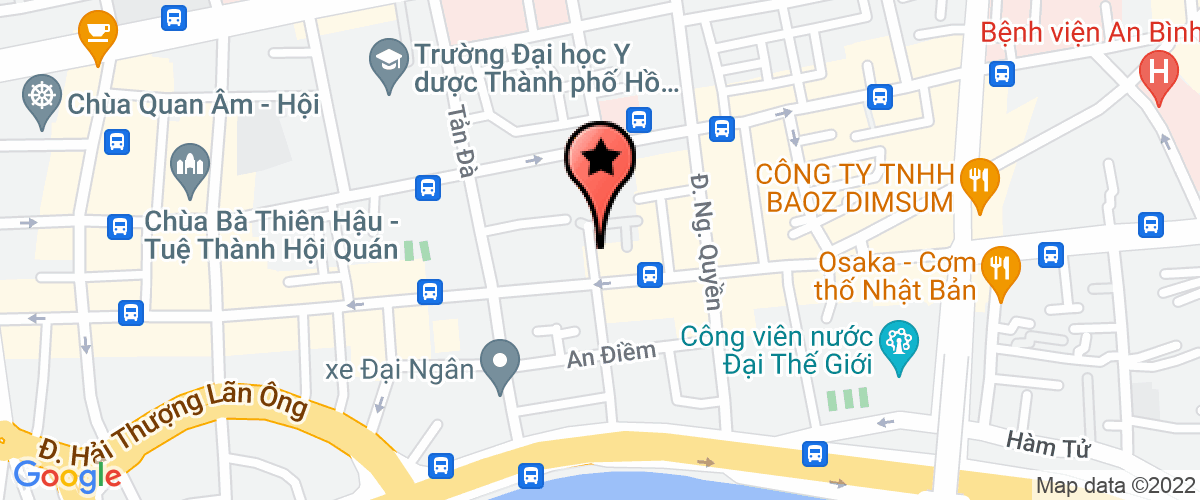 Map go to Thu Cung World Company Limited