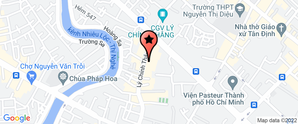 Map go to Trung Hieu Logistics Company Limited