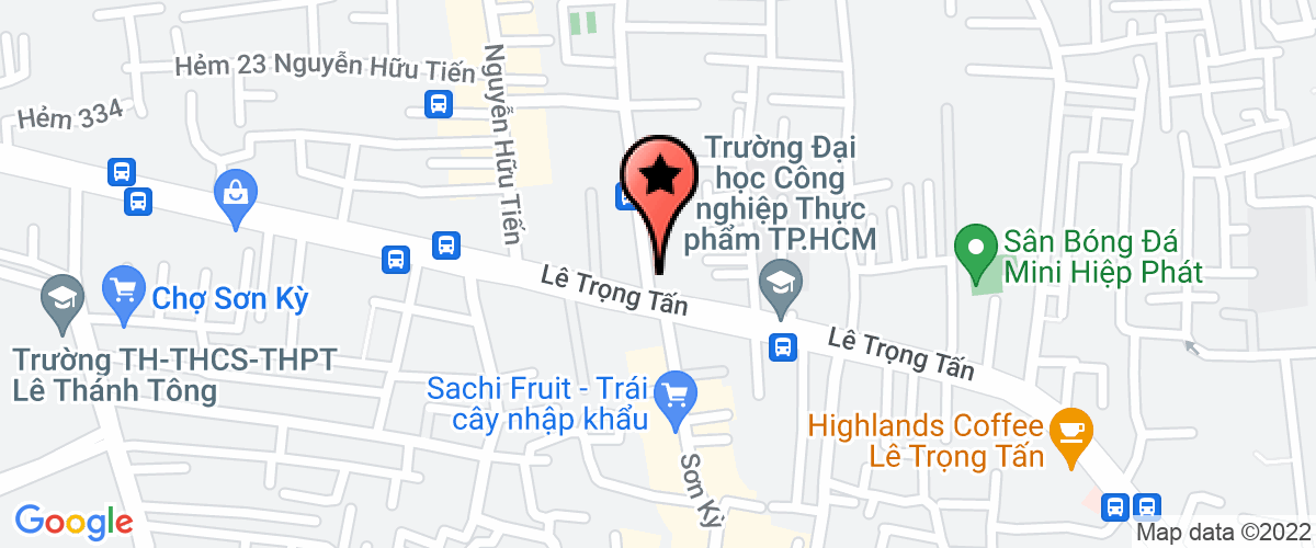 Map go to Hop Nhat Development Company Limited