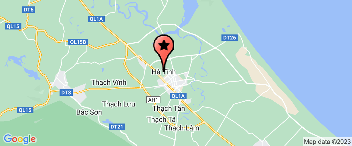 Map go to Ha Tinh Xanh Company Limited