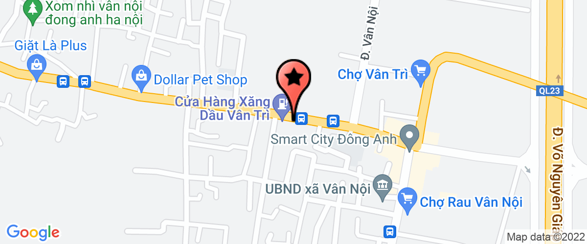 Bản đồ đến Công ty TNHH dịch vụ và thương mại Minh Anh