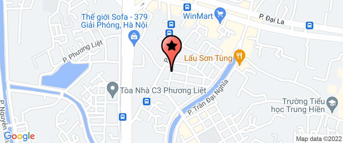 Map go to Khai Nguyen Service Trading Import Export Company Limited