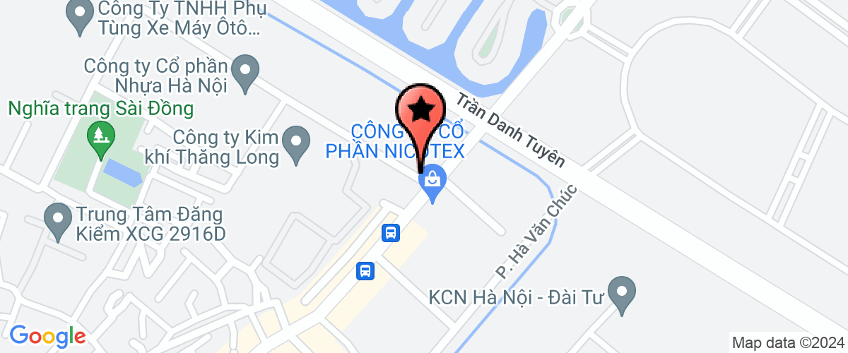 Map go to Gia Lam Sewing Machine Joint Stock Company