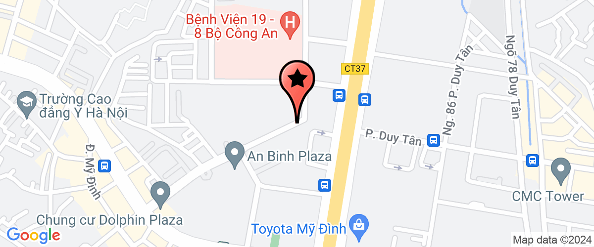 Map go to Quang Minh Service Development Investment Company Limited