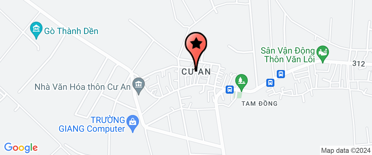 Map go to DV Nong nghiep Cu An xa Tam Dong Co-operative