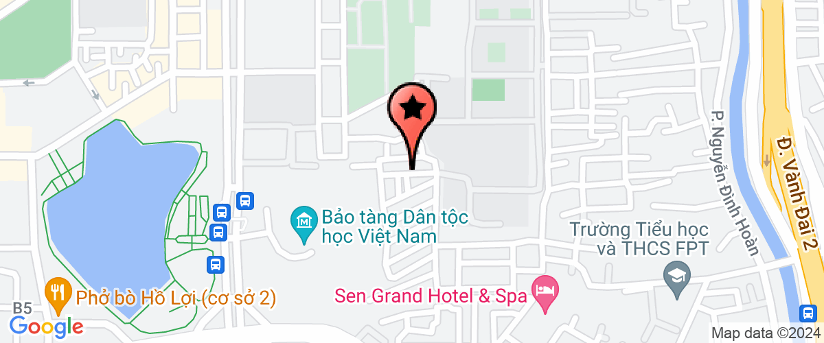 Map go to Cao Ngan Construction and Trading Company Limited