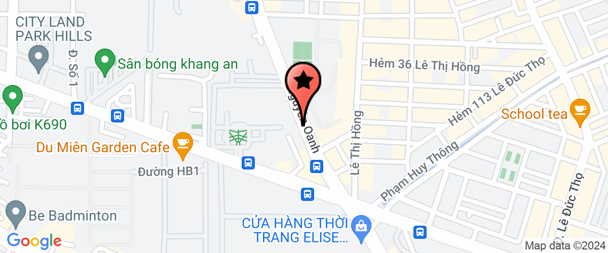 Map go to Hoi Ngoc Trinh Wedding Transport Company Limited