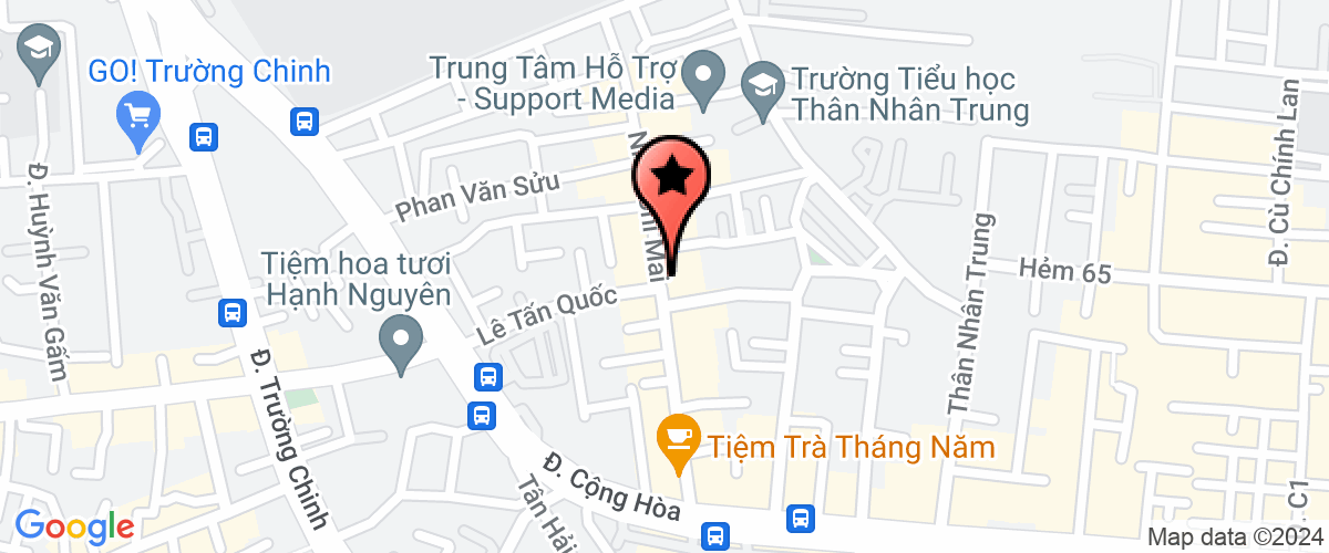 Map go to Giu Xe Dai Long 24H Company Limited