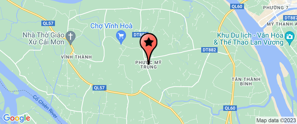 Map go to Vien Kiem Sat Nhan Dan Mo Cay Bac District