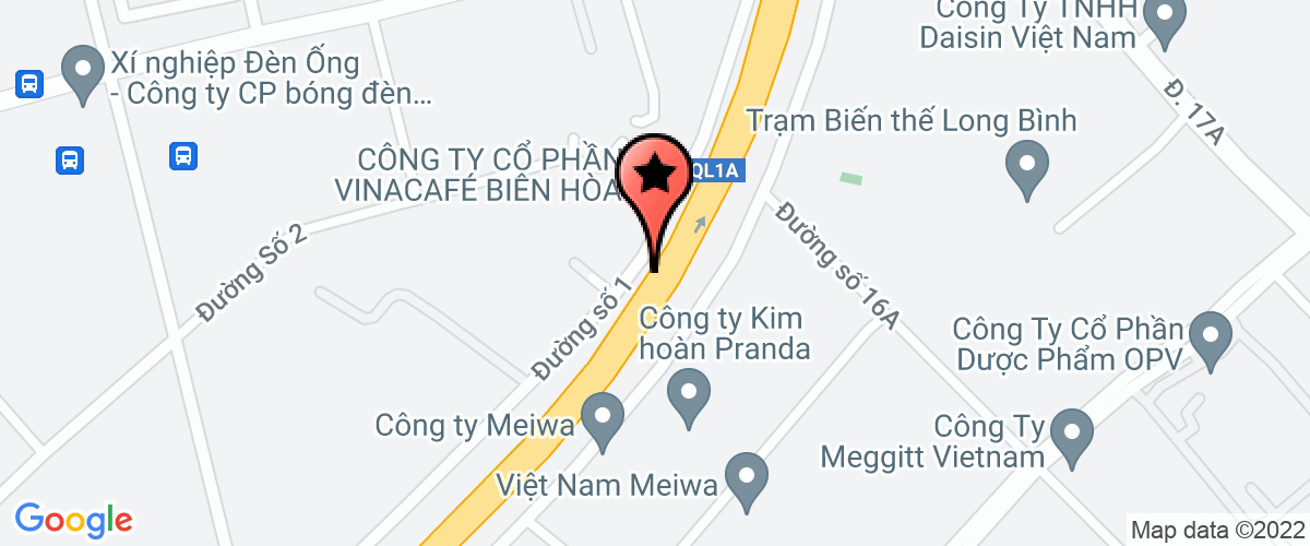 Map go to Gia Nguyen Thang Thien Company Limited