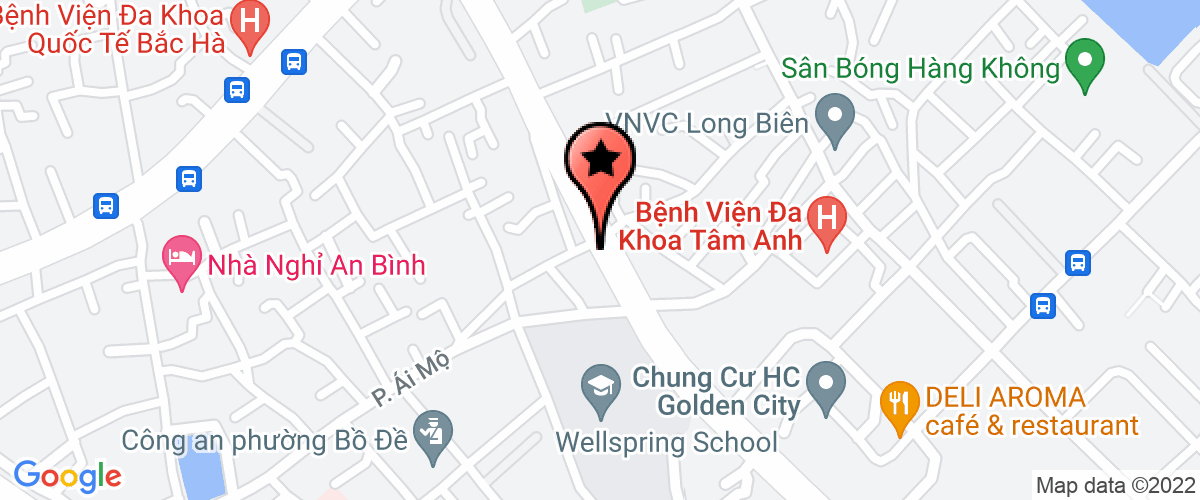 Map go to Dong Tien Trading and Construction Company Limited