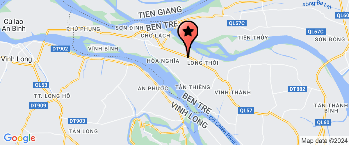 Map go to Toan Dai Ngan One Member Company Limited