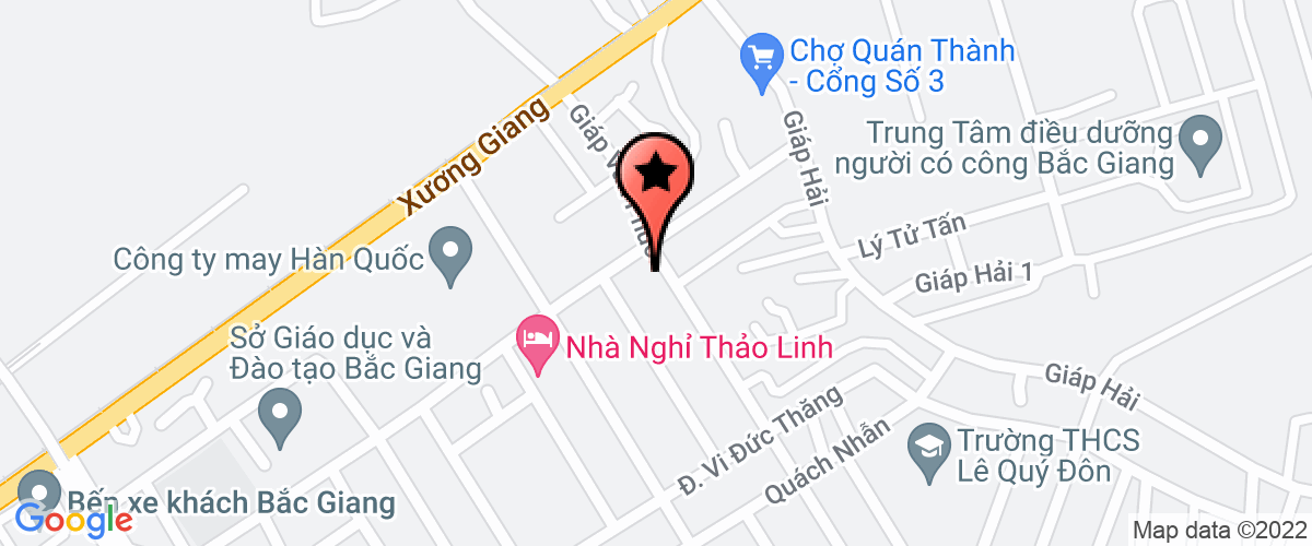 Map go to Viet Hung Tourist Travel And Trading Company Limited