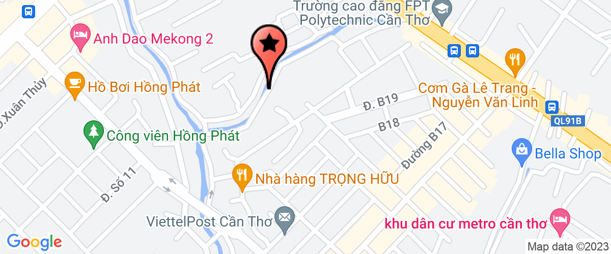Map go to Bieu Dien Le Huynh Organization Company Limited