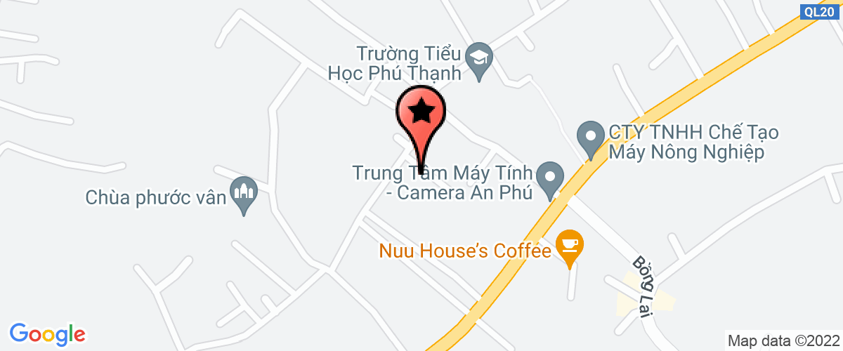 Map go to Van Tan Phat Lam Dong Private Enterprise