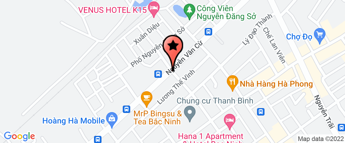 Bản đồ đến Công Ty TNHH Thương Mại Và Dịch Vụ Minh Luận Bắc Ninh