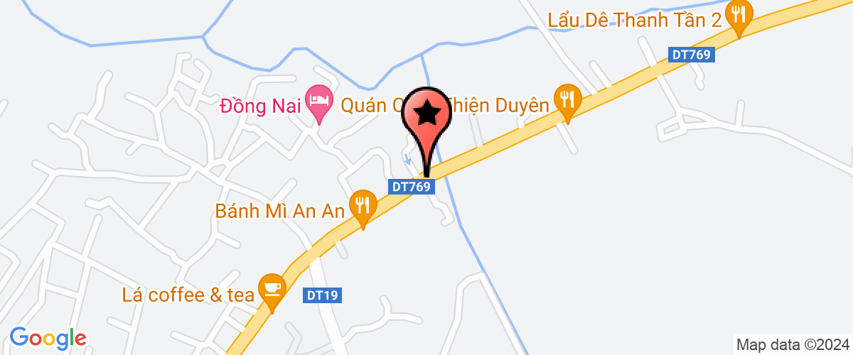 Map go to Hung Thai Binh Company Limited