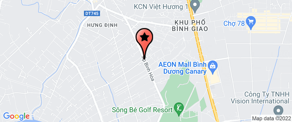 Map go to Hoa Kieng Xanh Joint Stock Company