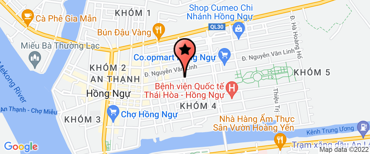 Map go to Thanh Phuong Hong Ngu Company Limited