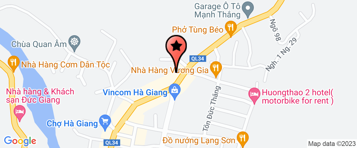Map go to Anh Thang Company Limited