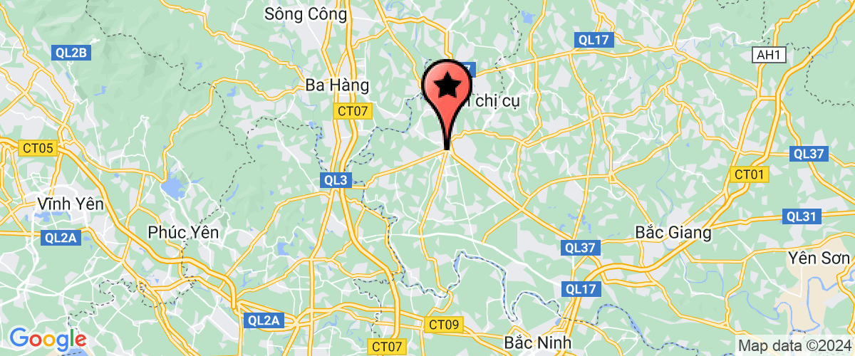Map go to Bac Giang Medical Service Joint Stock Company