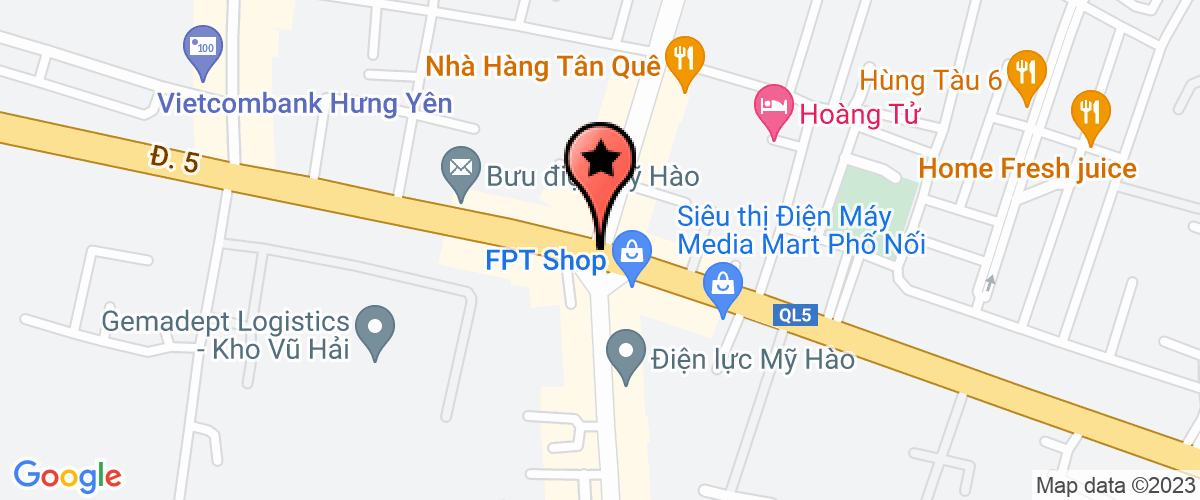 Map go to Nhung Bui General Investment Trading Company Limited