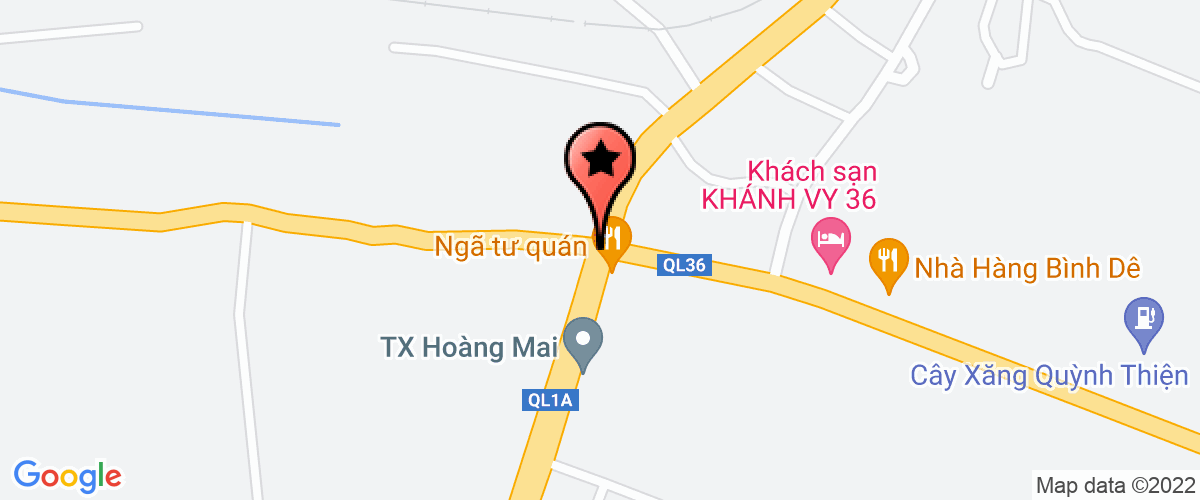 Map go to Cn Xi Mang Vicem Hoang Mai Tieu Thu Enterprise