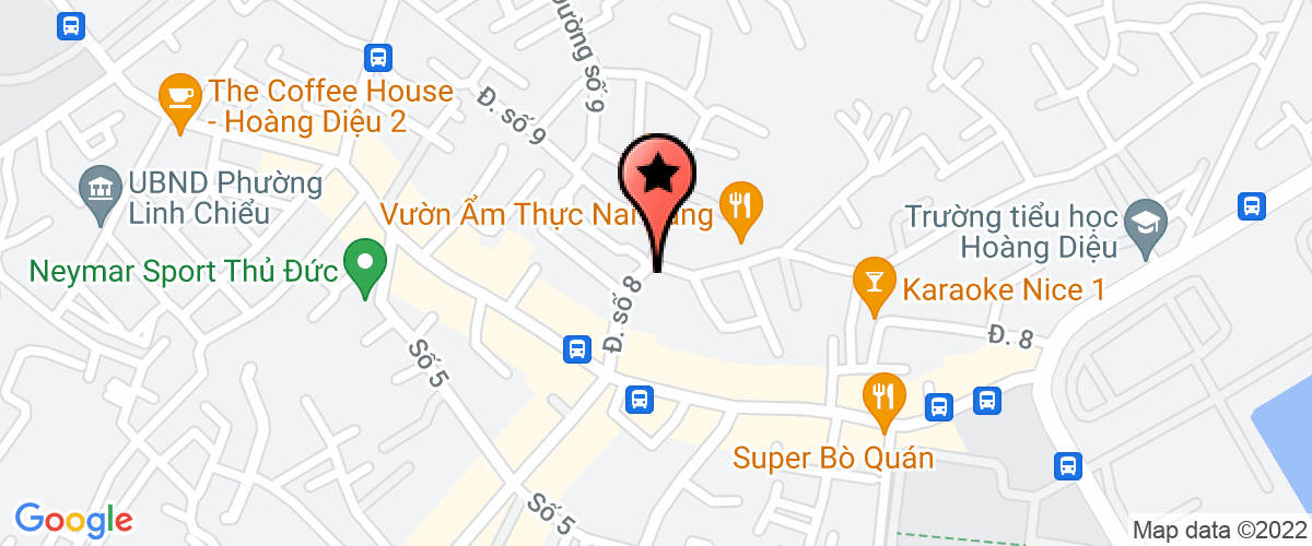 Map go to Thu Duc Homes House Development Company Limited
