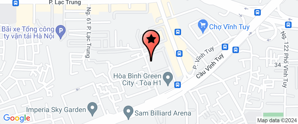 Map go to van tai va thuong mai Hoang Linh Company Limited