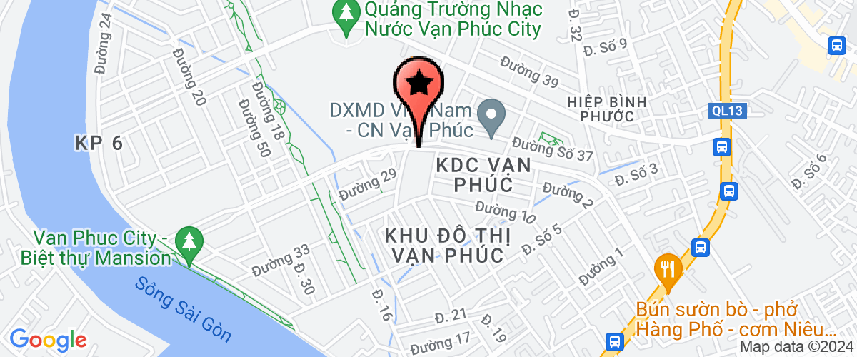 Map go to Hoa Thang Muoi Company Limited