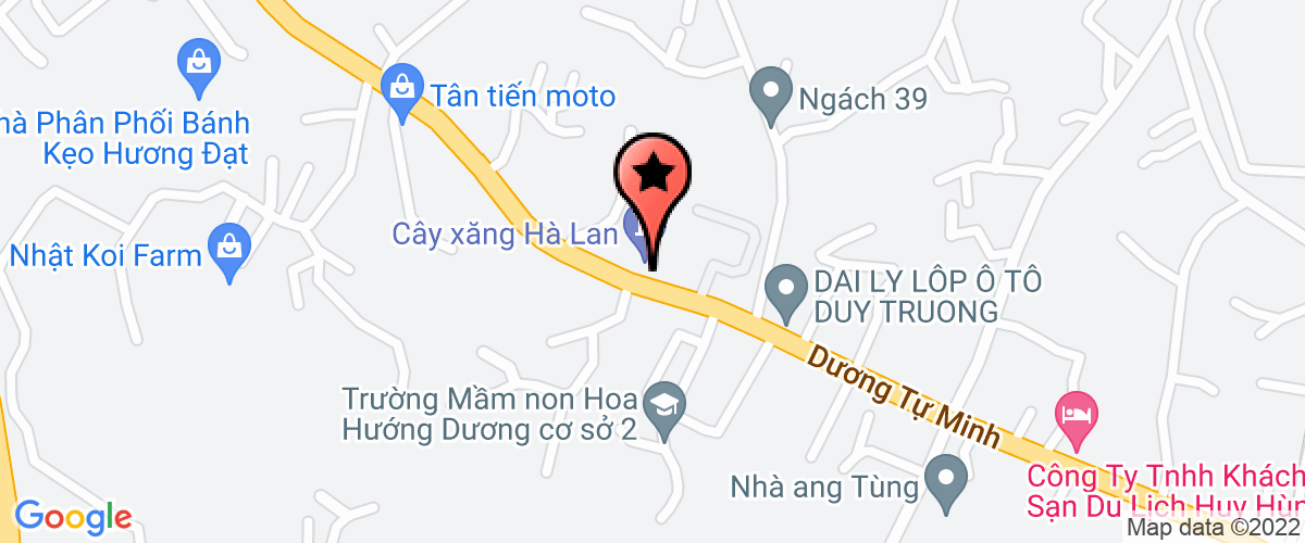 Map go to Long Thu Thai Nguyen Company Limited