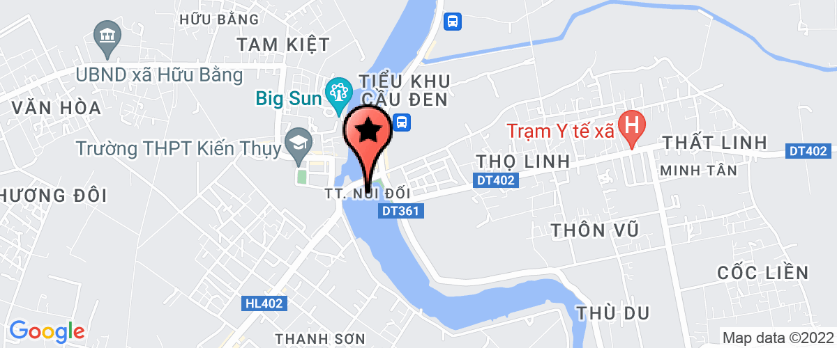 Map go to Benh vien Da khoa Kien Thuy District