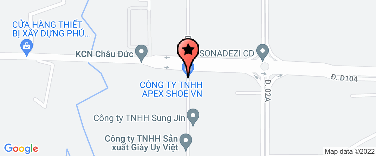 Map go to Chau Thanh Trading Manufacture Join Stock Company
