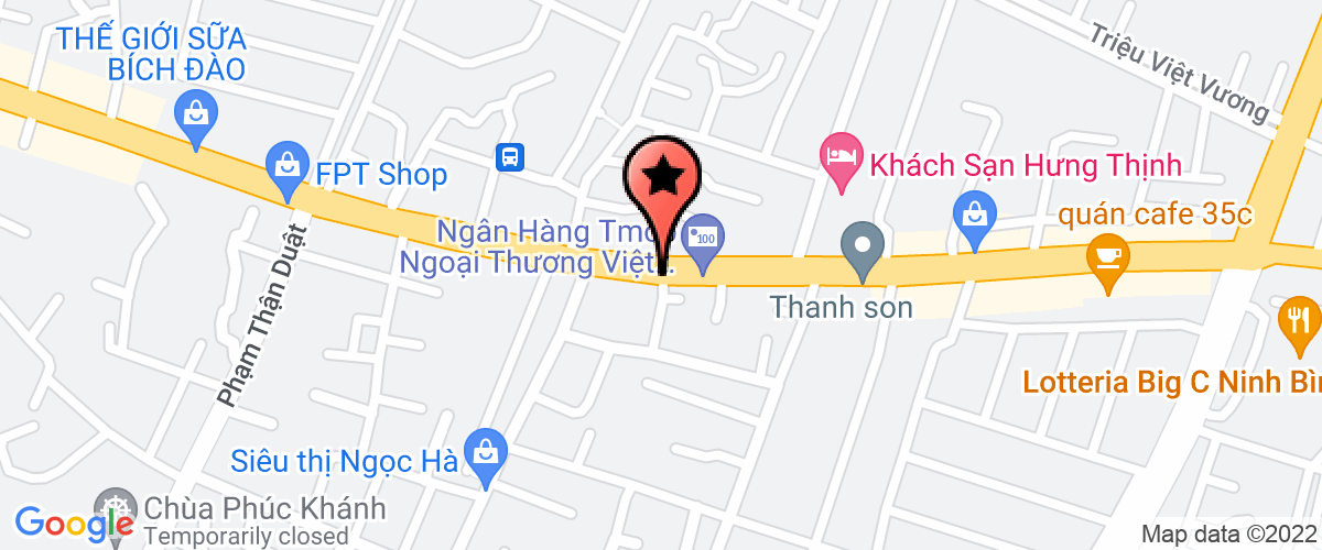 Bản đồ đến Công Ty TNHH Quảng Cáo Quang Thắng
