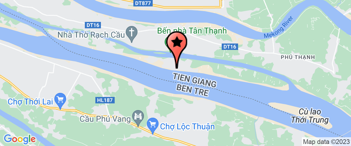 Map go to Phu Hoang Vu Tien Giang Company Limited