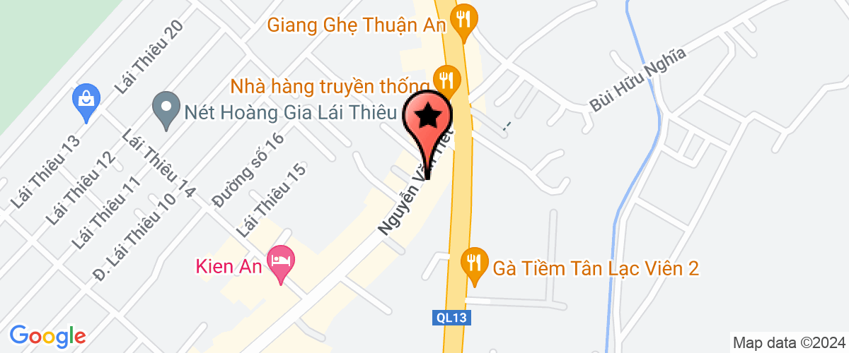 Map go to Minh An Tam Jonit Stock Company