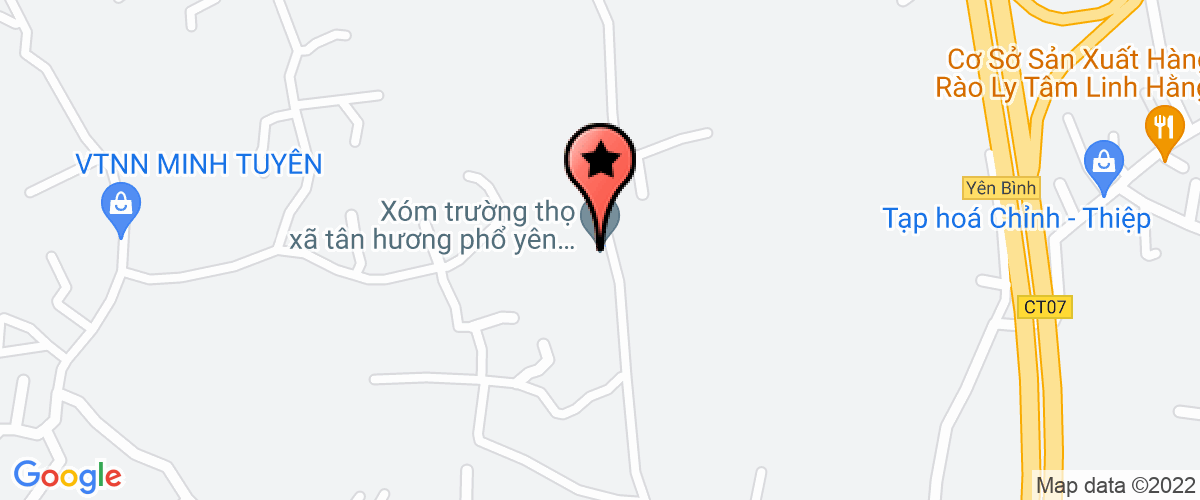 Map go to Dau Tu Nam Thai Education Joint Stock Company