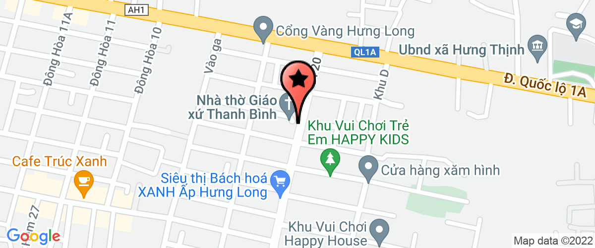 Bản đồ đến Công Ty TNHH Thương Mại & Dịch Vụ Du Lịch Thu Hương Bình Thuận