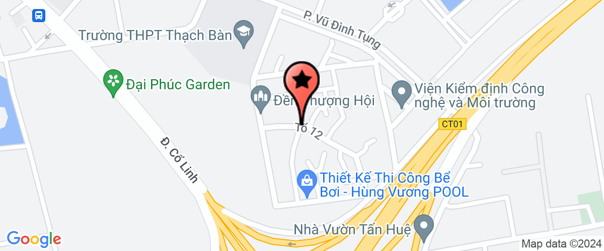 Map go to Thuy Khi A Chau Joint Stock Company
