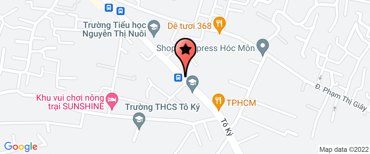 Bản đồ đến Công Ty TNHH Mozanio