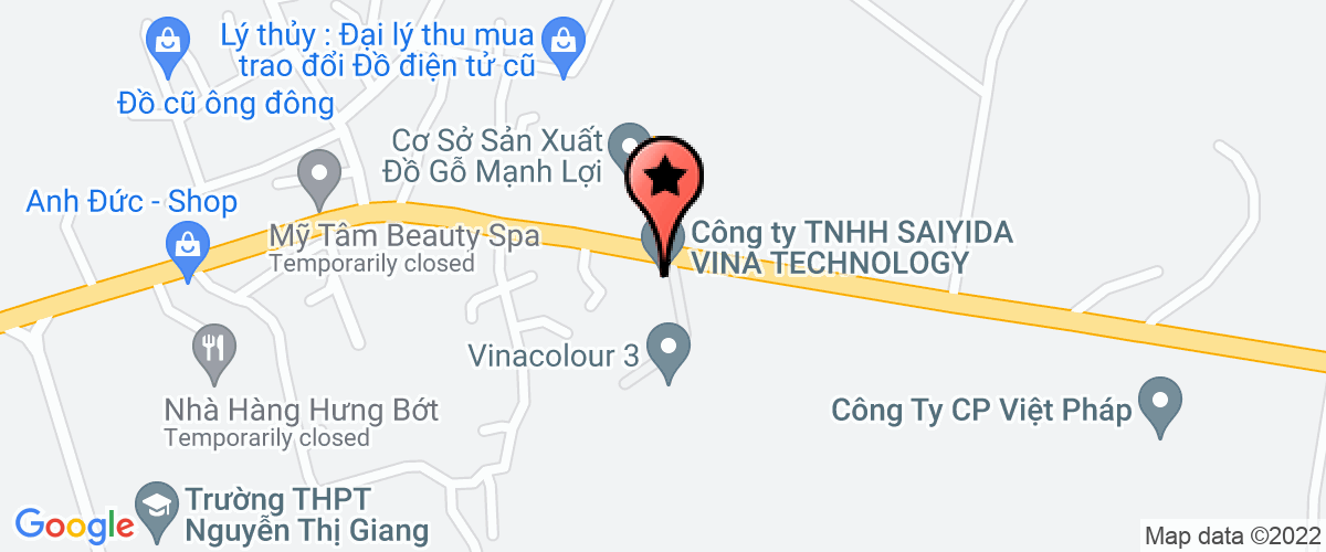 Map go to Jinwon Vina Technology Company Limited