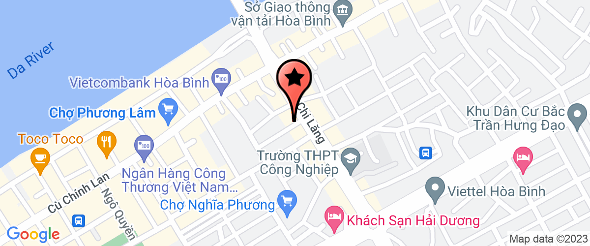 Map go to Hoa Binh Construction Consultant Joint Stock Company