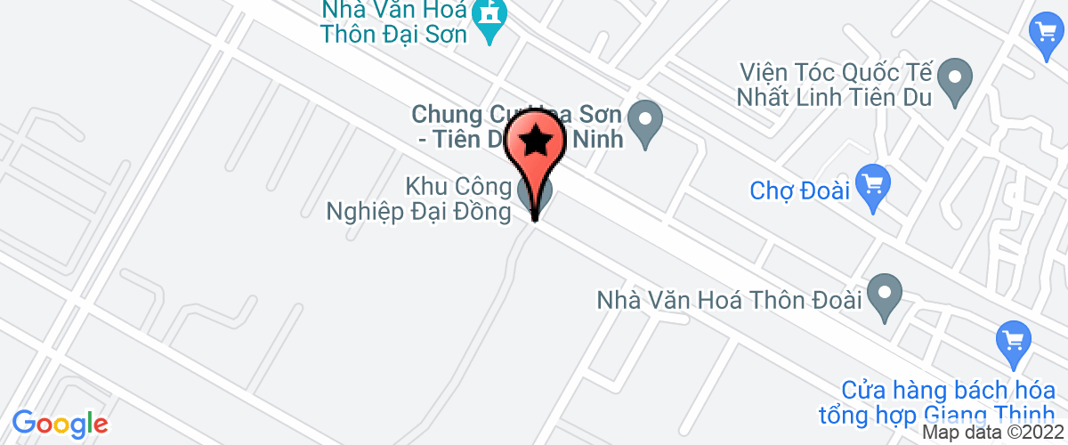 Map go to trach nhiem huu han Vina Yong Seong Company