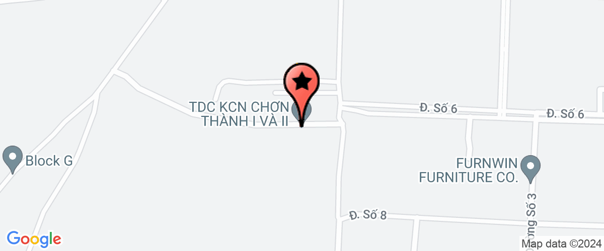 Map go to san xuat bao bi Thien y Company Limited